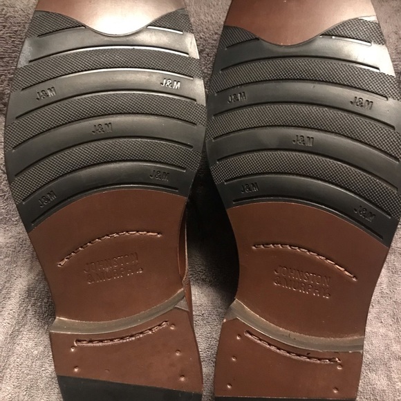 Johnston & Murphy Stockton Plain Toe Men's Shoes Tan : - Picture 2 of 7